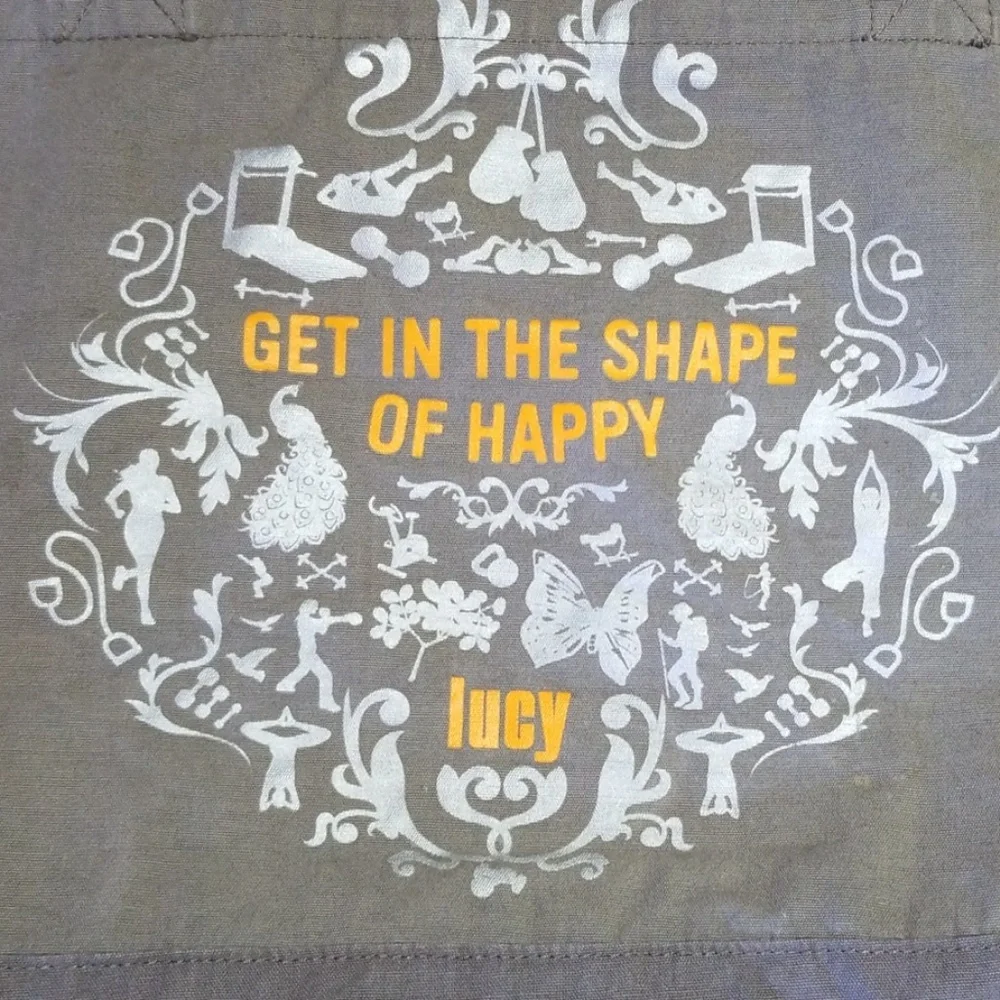 Lucy reusable canvas tote bag‎